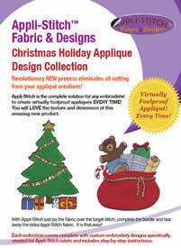 Appli-Stitch: Christmas Holiday Applique Design Collection